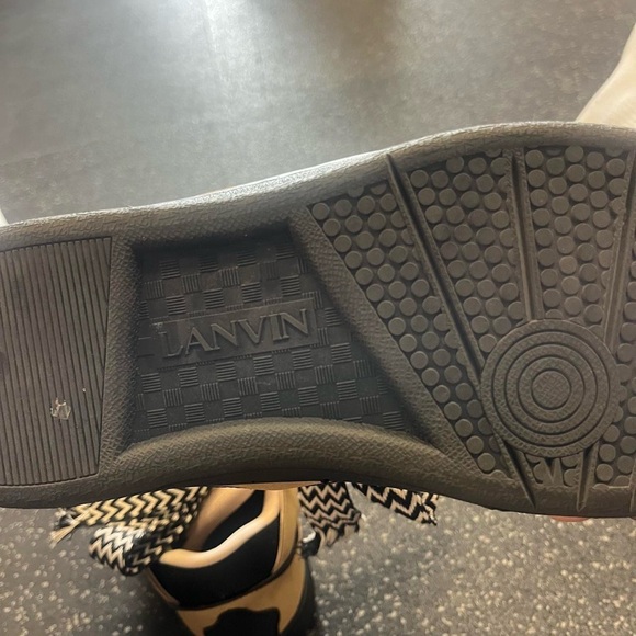 Tan and Black Sneakers - Picture 4 of 5